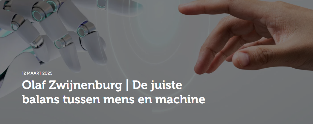 Blog Buurtkadoos: De juiste balans tussen mens en machine - Olaf ...